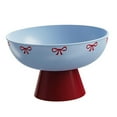 thumbnail image 1 of Frutero con base de drenaje desmontable, recipiente para aperitivos, expositor multiusos para encimera de cocina, cuenco decorativo moderno, soporte Azul, 1 of 8