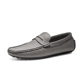 〽️Men\'s Grey Bruno Marc  Penny Moccasins Comfortable Casual Dress Loafers Amazon.com | Bruno Marc Mens Penny Loafers Moccasins Shoes  main image 3