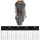 thumbnail image 2 of Vestido De Manga Corta Vestidos camiseros cortos Cinturón con botones Vestido informal con cintura ceñida (Gris grafito S) Ygjytge para Mujer gris grafito T L, 2 of 7