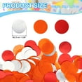 thumbnail image 2 of Uxcell Round Tissue Paper Confetti 15 Inch, Table Wedding Confetti Circle Dots(1.76 oz),Orange/Black/Red, 2 of 5