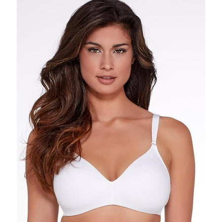 warner's women's cloud 9 wire free lift bra, white, 38b