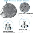 thumbnail image 7 of BTideas High Pressure Filtered Shower Head, 2-in-1 20 Stage Shower Filter Head for Hard Water, 7 of 7