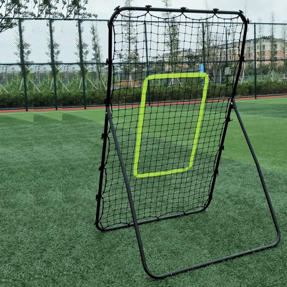 Adjustable Pitching Catch Return Trainer Pitchback Rebounder Net Target Screen 