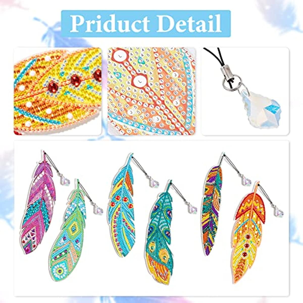 Feather kit: BOOKMARK, PURSE DANGLE, or NECKLACE – One Glance~Jewelry  Supply & Design