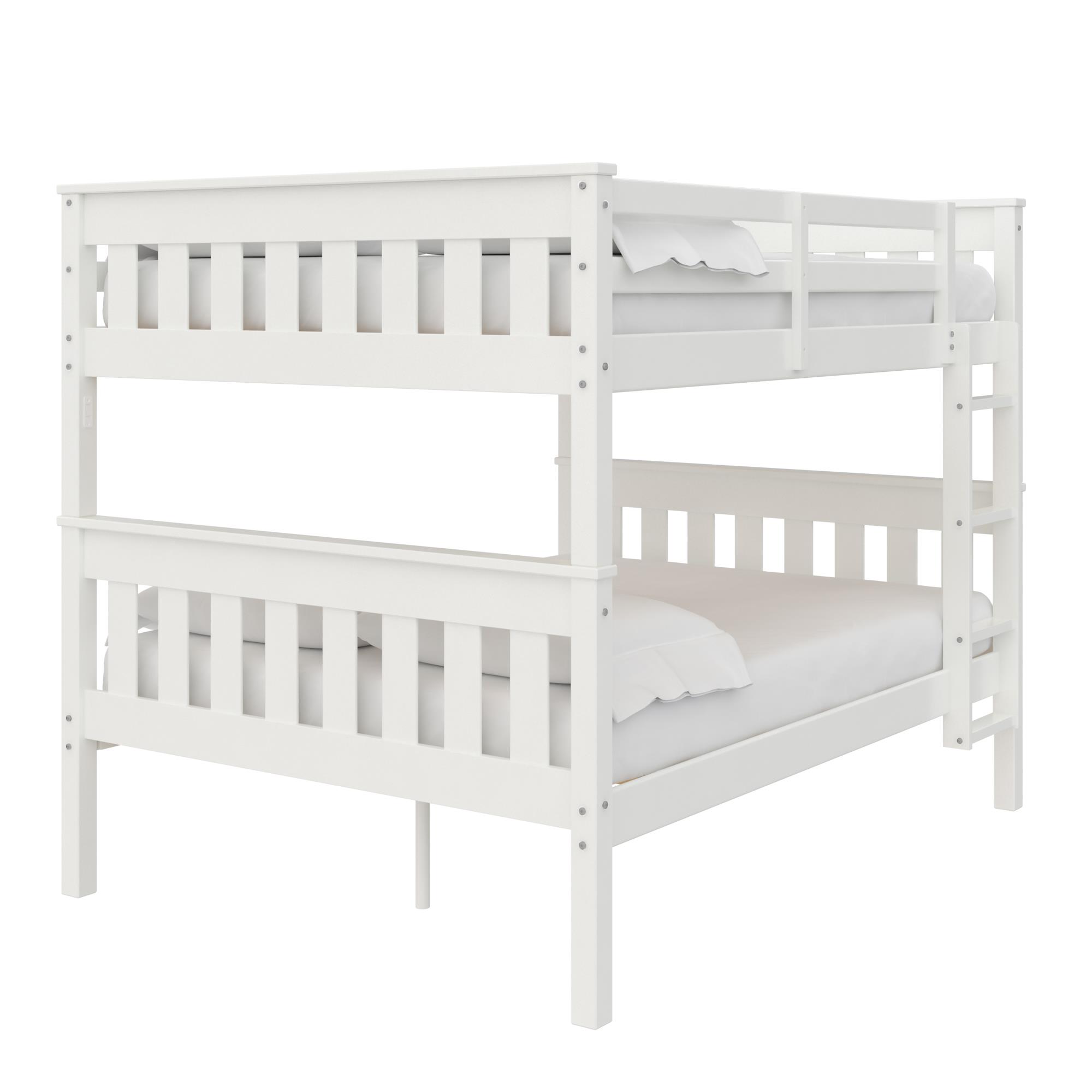 Dorel Living Moon Bunk Bed with USB in Full/Full in White - image 5 of 9