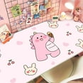 thumbnail image 1 of Desk Pad, Cute Cartoon Table Cover Desk Mat Water Repellent Protector Blotter Mouse Pad for Writing, Laptop, Desktop for Kids Girls (60cm*120cm, Pink Dinosaur), 1 of 1