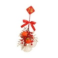 thumbnail image 5 of balikha 2025 Chinese New Year Hanging Ornament DIY Kit Spring Festival Hanging Decoration Lucky Charm for Wall Porch Door Shop Window Persimmon, 5 of 9