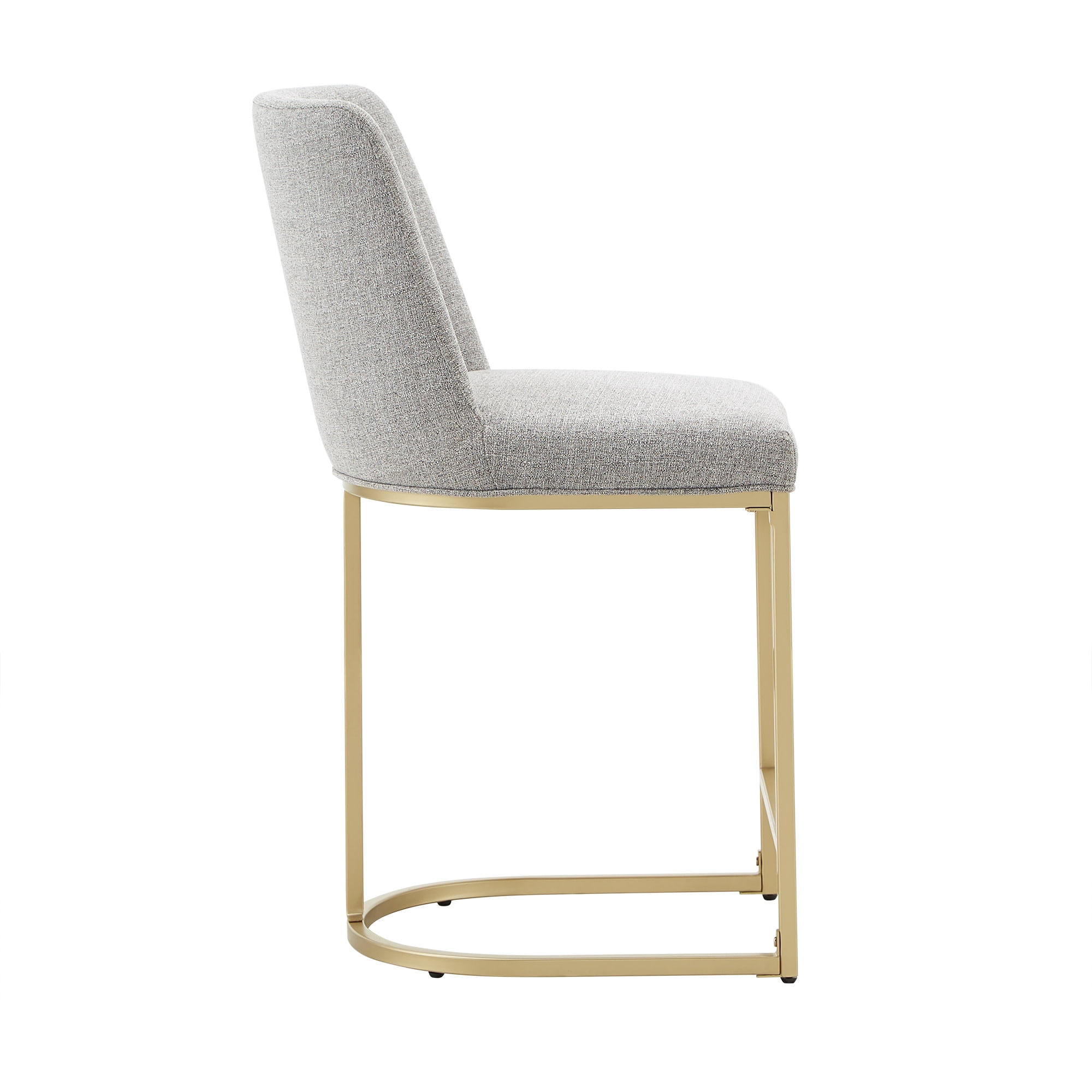 Weston Home Klimt Counter Height Stool, Set of 2, Light Gray