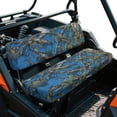thumbnail image 2 of HUIACONG Blue Camo Hunt UTV Seat Covers Waterproof Easy Installation 4 Wheeler Seat Cover Non-Slip Soft Suitable for Kawasaki Mule 3010, 2 of 7