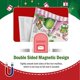 thumbnail image 4 of Cubierta de buzón de Navidad magnética de tamaño estándar de 21" x 18", decoración de buzón de correo decorativa de perro Hohoho de Navidad verde, decoración divertida para exteriores y jardín, 4 of 8