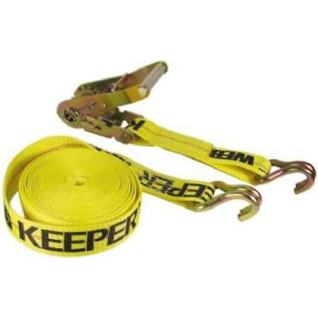 

2 x 27 Ratchet Tie Down Double J Hooks 10000 LB Hi Test Webbing Only One