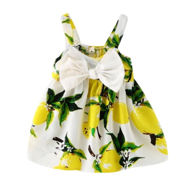 ZenBath Baby Girls Dress, Bowknot Dresses Pageant Party Wedding Fruit
