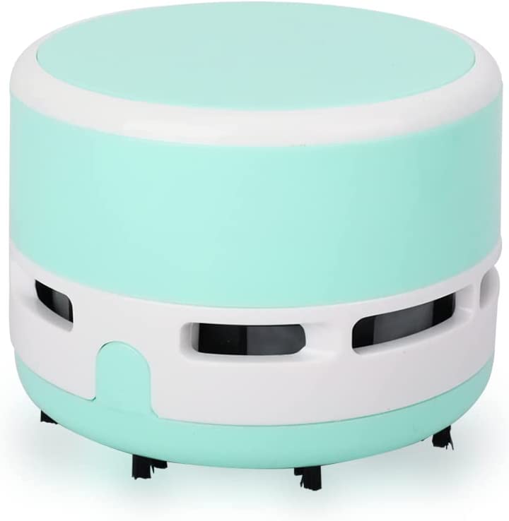 SIC Mini Aspirateur De Bureau Rechargeable Sans Fil - Nettoyeur Portable Pour Clavier, Voiture, Miettes Et Poussière (Blanc)
