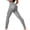 Grey, variant on Women's Yoga Legging High Waisted Non Seam Athletic Tight Shorts For Women Postpartum Fitness Cycling Yoga Leggings Comfortable