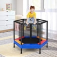 thumbnail image 3 of Gymax Trampoline Hexagonal de 48 Pieds' pour Enfants, Saut Récréatif avec Rampes Rembourrées en Mousse, 3 of 10