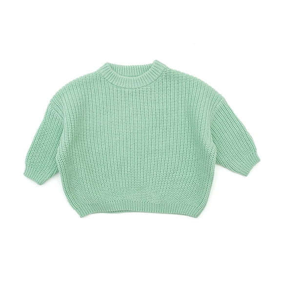 Custom Kids Girl Sweater Oversize Pullover Kitted Comfortable Clothing