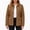 y1265_Coffee, variant on Womens Quilted Jacket Button Long Sleeve Puffer Jackets Fall Lightweight Down Coats with Pockets, S-3XL