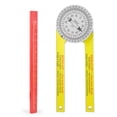 thumbnail image 1 of Yeacher Miter Saw Protractor 360 Horizontal Angle Finder Featuring Engraved Scales For Carpentry Cutting Positioning, 1 of 8