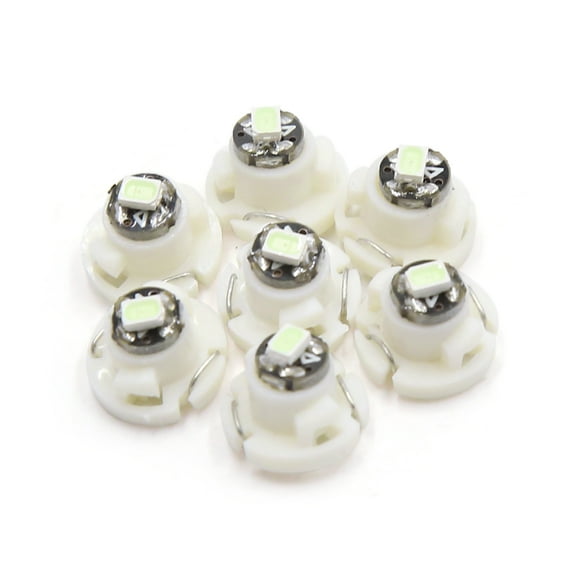 8Pcs Ice Blue T4.2 3020  Dashboard Panel Light Lamp Bulb for Car Interior