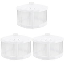 Small Fish Bowl Office Tank Decor House Decorations for Home Goldfish Aquarium Betta White