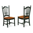 thumbnail image 5 of East West Furniture Dining Room Set Black & Cherry, PLDO9-BCH-W, 5 of 7