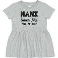 thumbnail image 3 of Inktastic Nani Loves Me Baby Clothes Girls Baby Dress, 3 of 5
