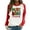 White, variant on Christmas Shirts For Women 2024 Fall Fashion Raglan Long Sleeve Pullover Sweatshirt Buffalo Plaid Xmas Print Tops-White L
