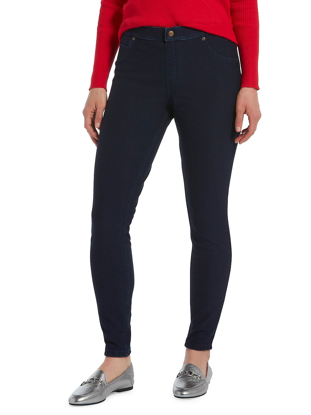 Fleece-Lined Denim Leggings - Walmart.com