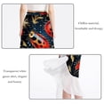 thumbnail image 2 of Ladybird Stylish Chiffon Beach Skirt for Women - for a Day at the Beach, 2 of 6