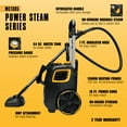 thumbnail image 3 of McCulloch MC1385 Deluxe Canister Steam Cleaner, 2-Hour Runtime, Chemical-Free, 23 Accessories: Mop Head, Brushes & More, 3 of 5