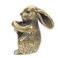 thumbnail image 3 of Vintage Style Zinc Alloy Rabbit Incense Burner with Antique Finish Elegant Bunny Decor Incense Holder for Home Meditation Yoga Stable Design, 3 of 5