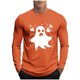 thumbnail image 2 of Amzcrzy - Sudadera Para Hombre, Estilo Casual, Con Estampado Deportivo, Manga Larga, Cuello Redondo, Color Naranja, Talla 2Xl, 2 of 5