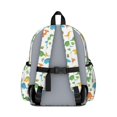 thumbnail image 3 of Colorful Dinosaurs Cacti Pattern Cute School Backpack with Padded Back and Adjustable Shoulder Straps 13.4"x11"x4.7", 3 of 5