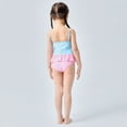 thumbnail image 3 of Hienoo Toddler Girls Cute Cartoon Ruffle Spaghetti Strap One-Piece Swimsuit, Sizes 2-8, 3 of 8