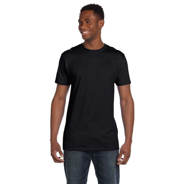 Hanes T-Shirt à Col Ras du Cou en Coton Ringspun Nano-T pour Hommes, Style 4980
