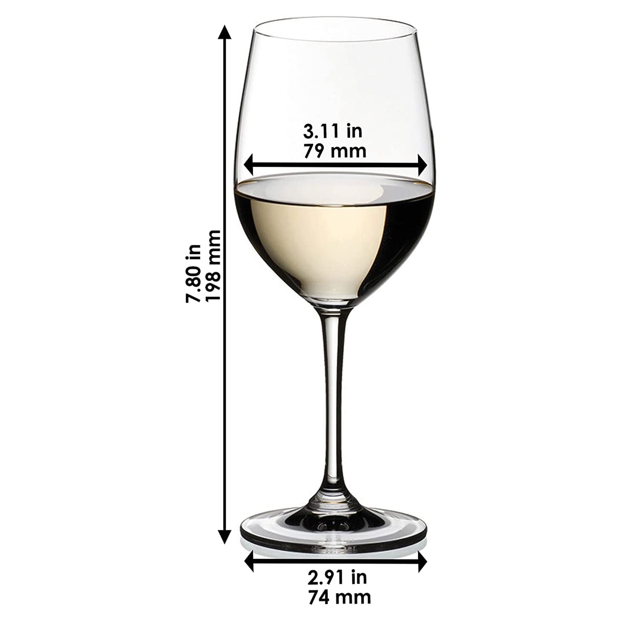 Riedel Viaggio Stemmed 4-pc. White Wine Glass | One Size | Wine Glasses Wine Glasses | Dishwasher Safe