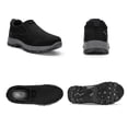thumbnail image 6 of Fittington Mens Slip on Hiking Shoes Men's Walking Shoes Outdoor Trekking Loafer, Black, 6 of 10