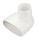 thumbnail image 1 of PVC Agua Tubería 90 Grados Reducción Codo Acoplamiento Accesorio 85x40mm ID Tubo Reductor Conector Adaptador Blanco Paquete de 1, 1 of 4