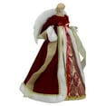 thumbnail image 3 of Northlight 18" Red and Gold Angel in a Dress Christmas Tree Topper - Unlit, 3 of 5