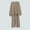 Khaki, variant on Wensltd Womens 2 Piece Outfits Long Sleeve Knit Sweater Sets Knit Pullover Tops Wide Leg Pants