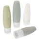 thumbnail image 3 of WORGEOUS Botellas de viaje de silicona, dispensadores de artículos de tocador recargables, envases de champú vacíos (60ml,90ml), 4 Uds., 3 of 8