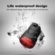 thumbnail image 5 of Soidarity Bicicleta bicicleta luz trasera recargable BikeSeat Post luz impermeable freno advertencia lámpara trasera luces de seguridad Ciclismo Binde Soidarity OD001804-01B, 5 of 6