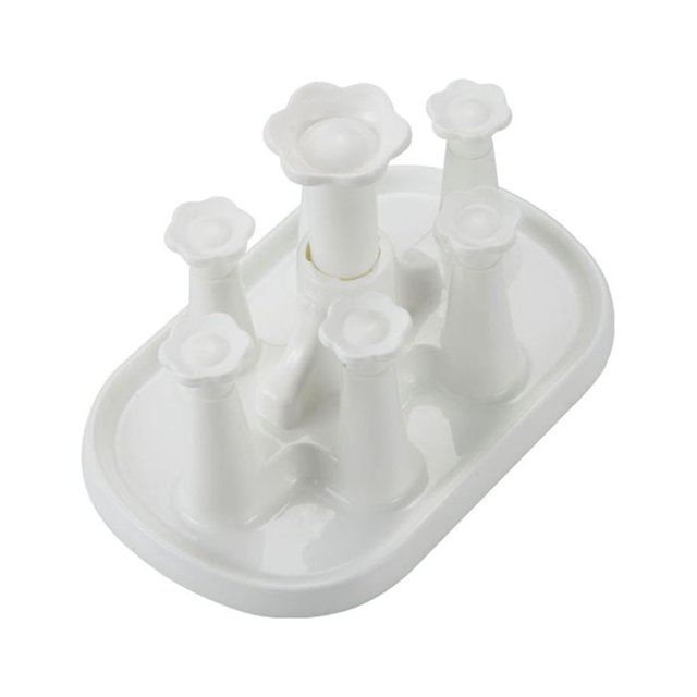 Injueey Estante de almacenamiento de cocina de PP, estante de almacenamiento de cocina de PP, estante de secado para tazas de café, soporte de Type3 NO3