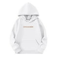 thumbnail image 6 of Ierhent Hoodies for Girls Letter Print Christian Sweatshirt Oversized Long Sleeve Pullover Top(White,4-5 Years), 6 of 6
