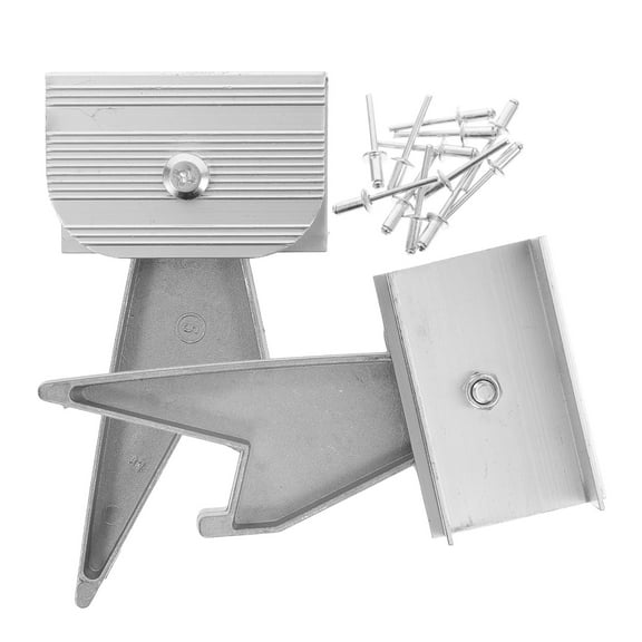 FRCOLOR 2pcs Ladder Parts Replacement Kit Telescopic Hook Stabilizer Aluminum Alloy for Home Folding Step Ladder