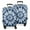 Blue White Tie, variant on Colorful Rainbow Tie Dye Spiral Pattern Luggage Cover Fashion Suitcase Cover Baggage Covers Fit 25-28 Inch Luggage (Go Travel)