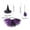 C, variant on Halloween Witch Costume Set for Kids Includes Dress Skirt Witch Hat and Wand Accessories 14.96 in Hat 21.65 in Broom 15.74 in Skirt Polyester
