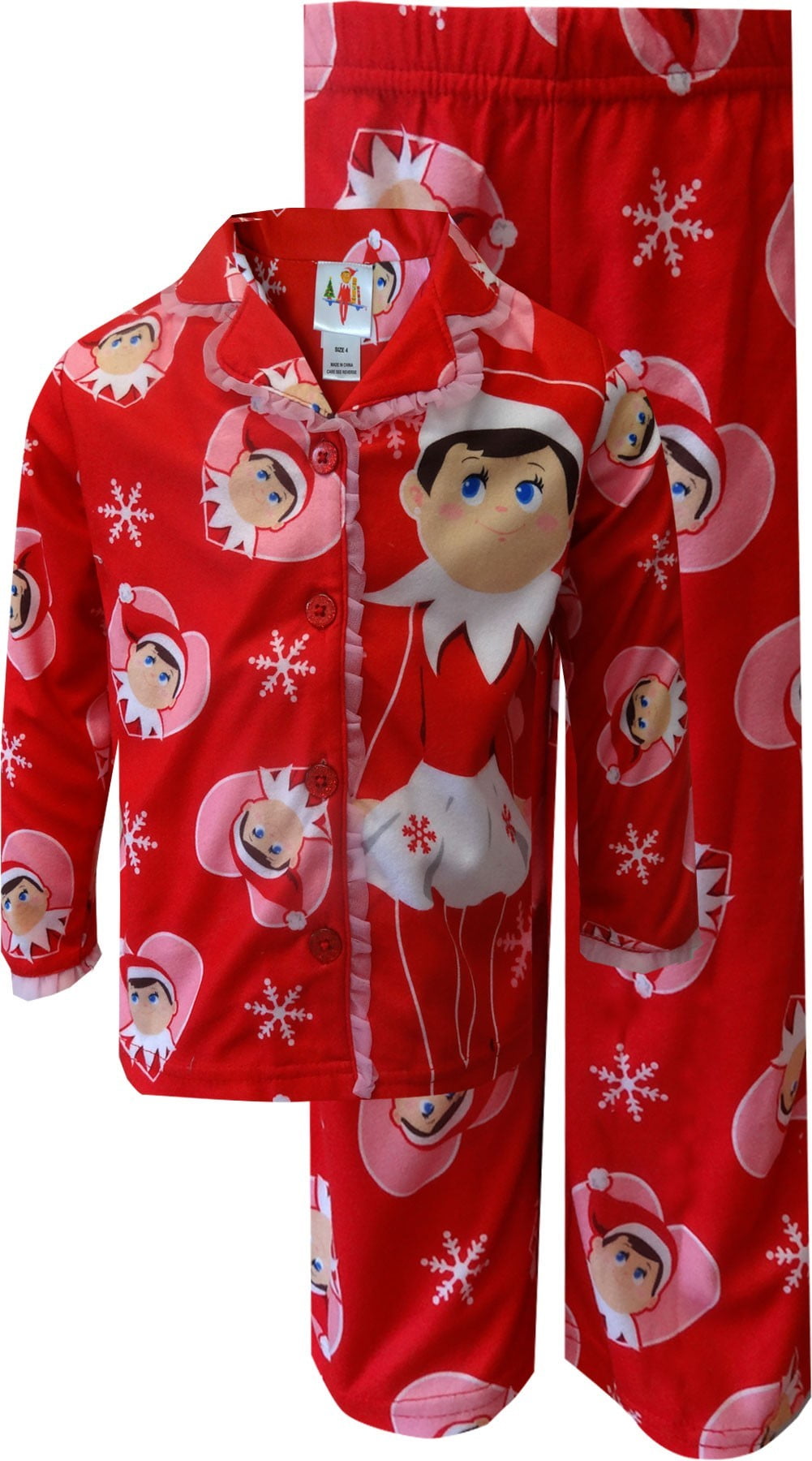 red elf pyjamas