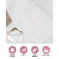 thumbnail image 6 of Ladybugs Eucalyptus Kitchen Dish Towels for Drying Dishes Set of 2, Spring Botanical Leaves Retro Waffle Weave Microfiber Hand Tea Bathroom Towels Quick Dry & Absorbent Towel 12x12, 6 of 7