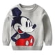 thumbnail image 1 of Suéter de algodón para niño de Disney, suéter para niños, camisa de punto, suéter de cuello redondo de Mickey Mouse para niño, suéter de dibujos animados de doble capa 5T(120) Gao Jinjia LED, 1 of 2